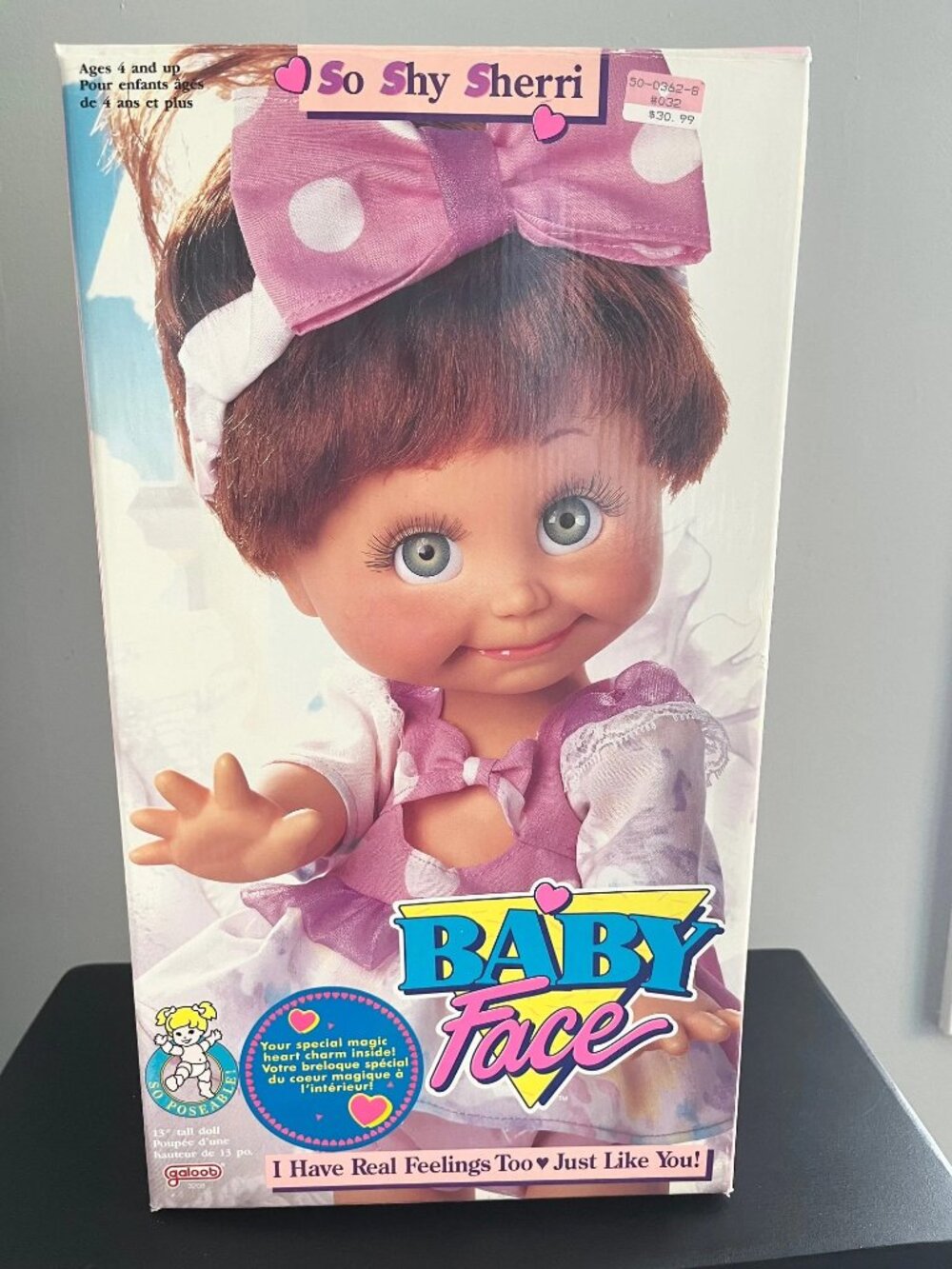 DOLL So Shy Sherri #12 Galoob Toy, 13" - Baby Face, Original Clothes & Box 1990 - Picture 6 of 7